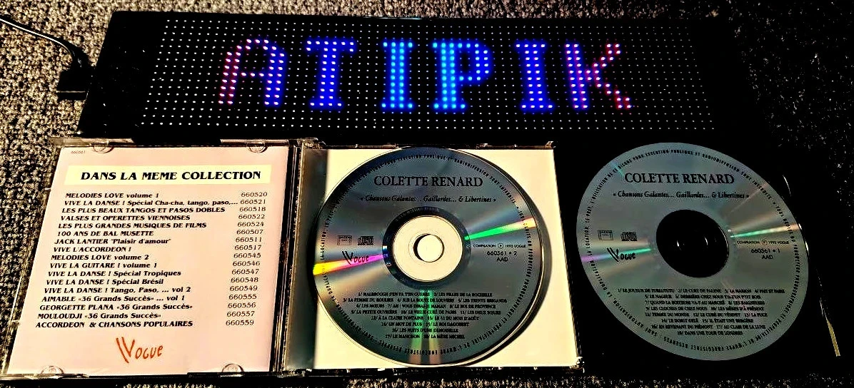 🎶 Colette Renard - Doble Cd Coleccionable "Chansons Galantes & Libertines" 🔞 – photo 3